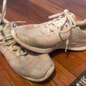 Nike rainbow running shoes size 4